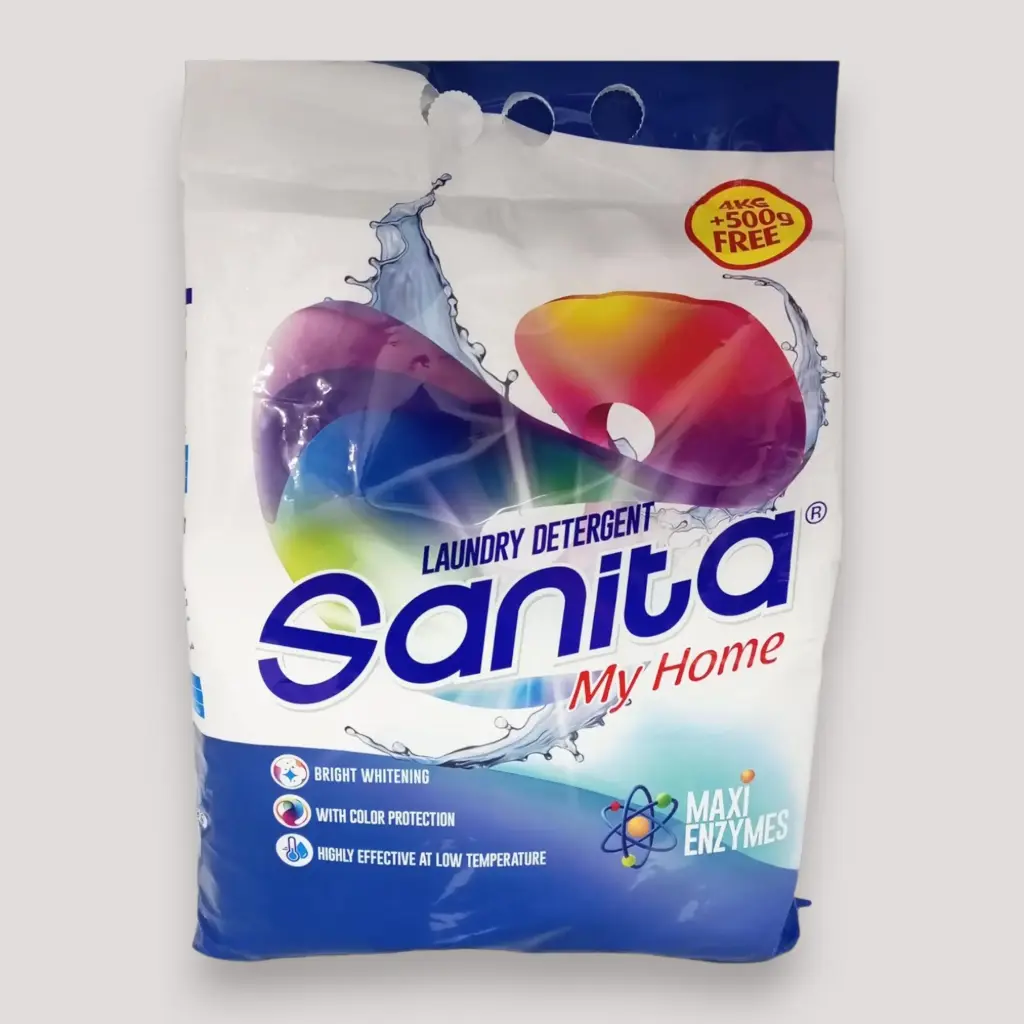 سانيتا مسحوق غسيل 4كلغ (+500غ مجانا) ازرق