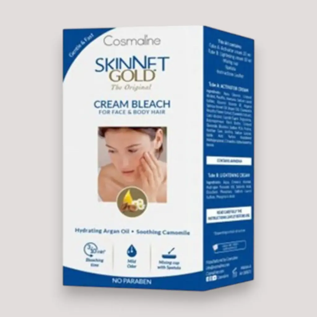 سكن نت جولد كريم مشقر لشعيرات الوجه و الجسم SKINNET GOLD
