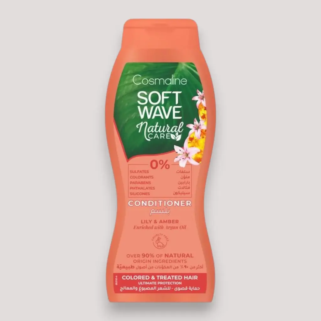 سوفت وايف بلسم 400مل للشعر المصبوغ والمعالج NATURAL CARE