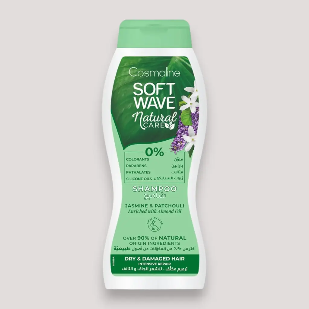سوفت وايف شامبو 400مل للشعر الجاف والتالف NATURAL CARE