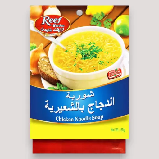[MGZ0004589] شوربة ريف غاردن 65غ دجاج بالشعيرية عرض2+1 مجانا