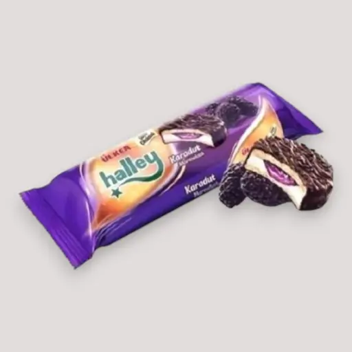 [SKR0003580] علبة بسكوت هالي 74غ توت