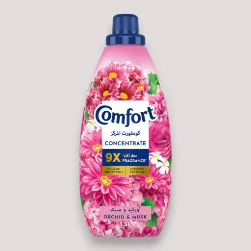 [MNZ0000298] كومفورت المركز 1.5ليتر زهر عناية فائقة (اوركيد ومسك)