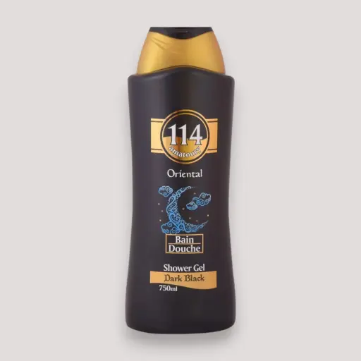 [TAJ0001404] بيان دوش شور جل (114) 650مل اسود دارك
