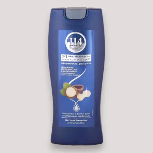 [TAJ0002071] شامبو (114) 400مل للرجال اعشاب طبيعية و زيت المكاديميا