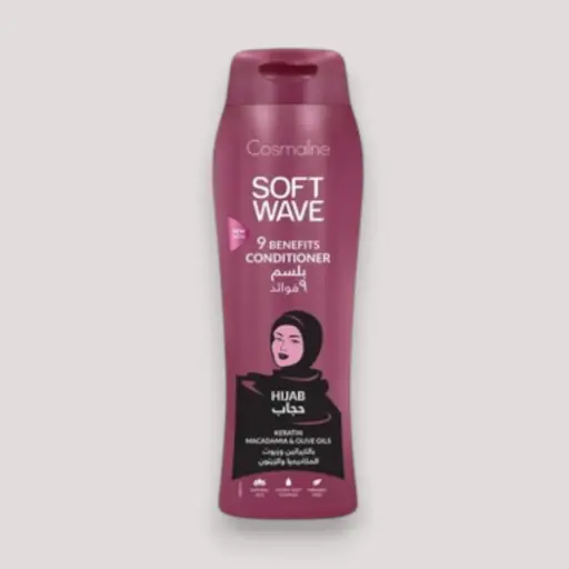 [TAJ0000807] سوفت وايف بلسم 400مل سويت بني للحجاب كيراتين ومستخلصات 6 اعشاب SULFATE FREE
